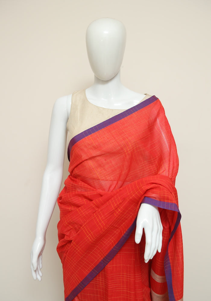 Handloom Bengal Cotton Saree Design 54