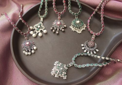 Addigai Silver Addigai Necklaces – Desically Ethnic