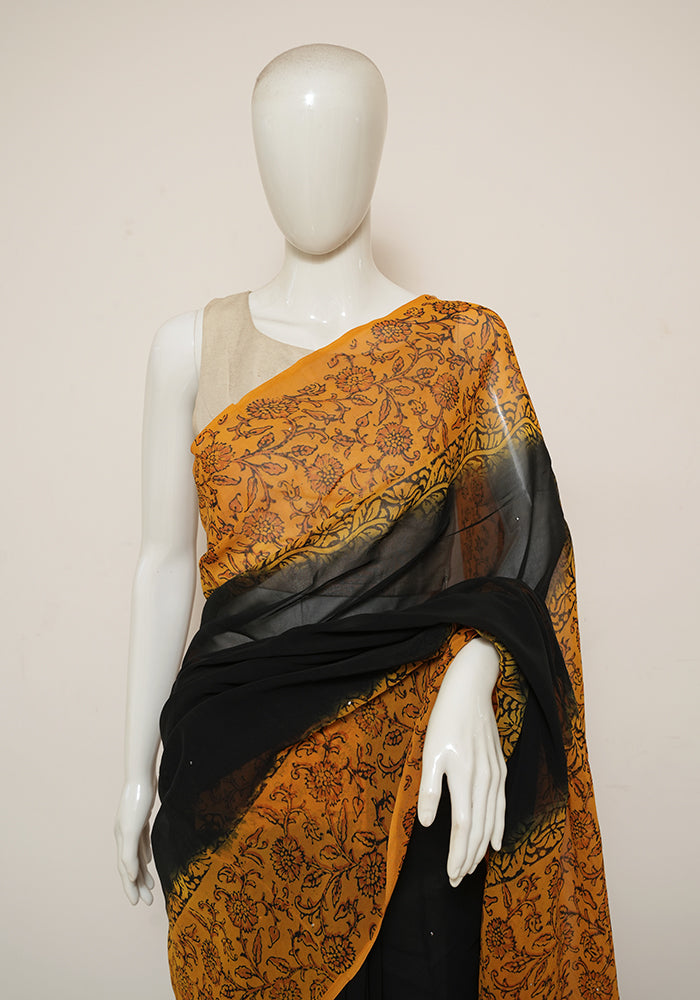 The Perfect Choice for the Finest Pure Kattan Black Silky Sarees Online –  Sareeko