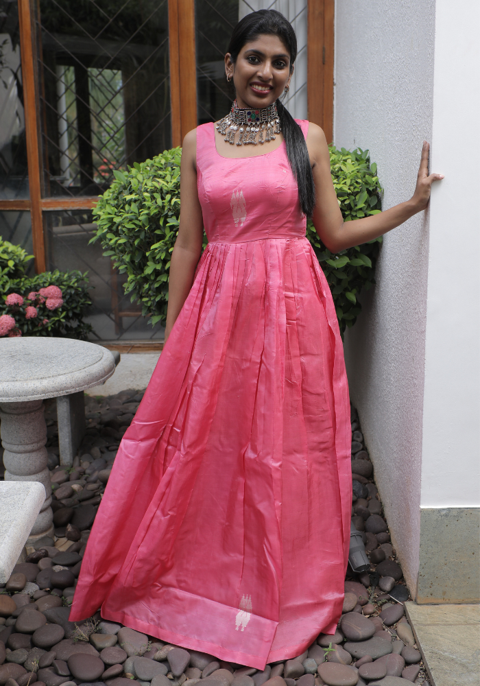 Floral Yoke With Circular Anarkali Gown With Dupatta – KanikaMittal