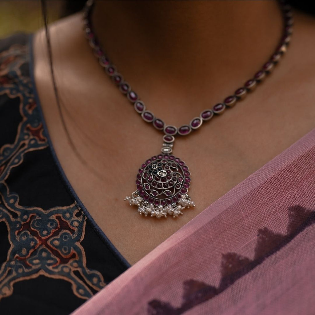 Addigai Silver Addigai Necklaces – Desically Ethnic
