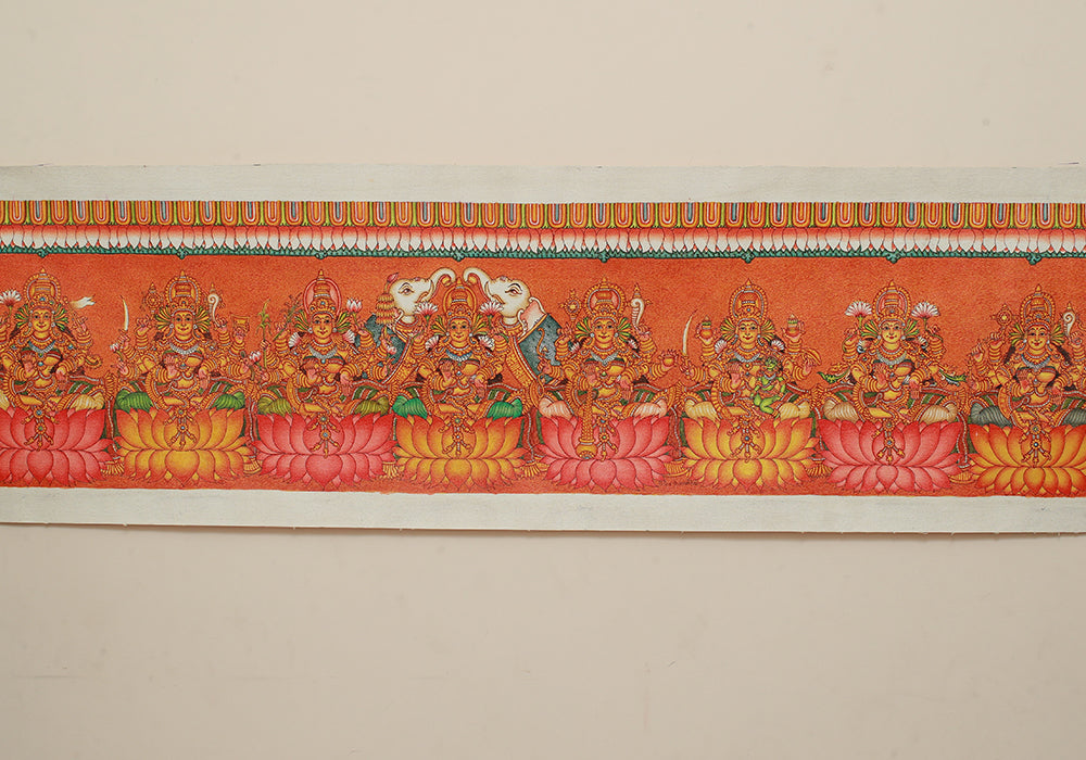 Geetopadesam (Jnanavijnana Yoga) - Hand Painted Mural Painting