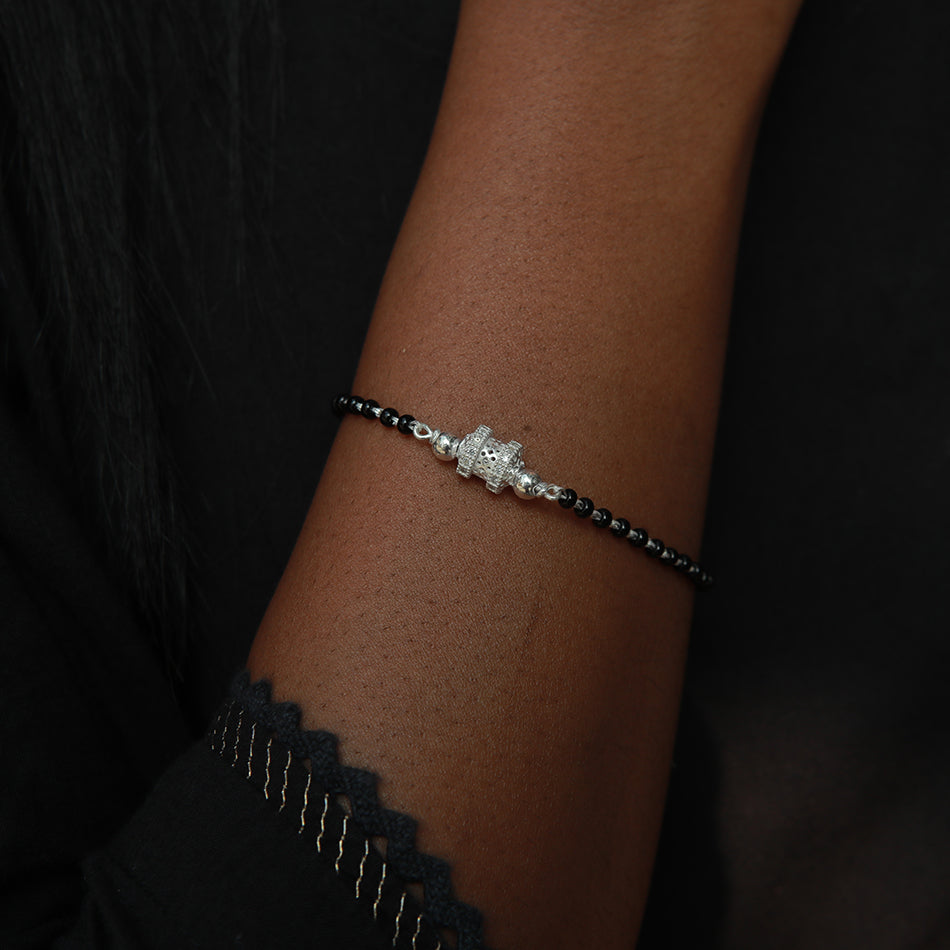 Buy A Pearl Of Love (8mm) Bracelet In 925 Silver from Shaya by CaratLane