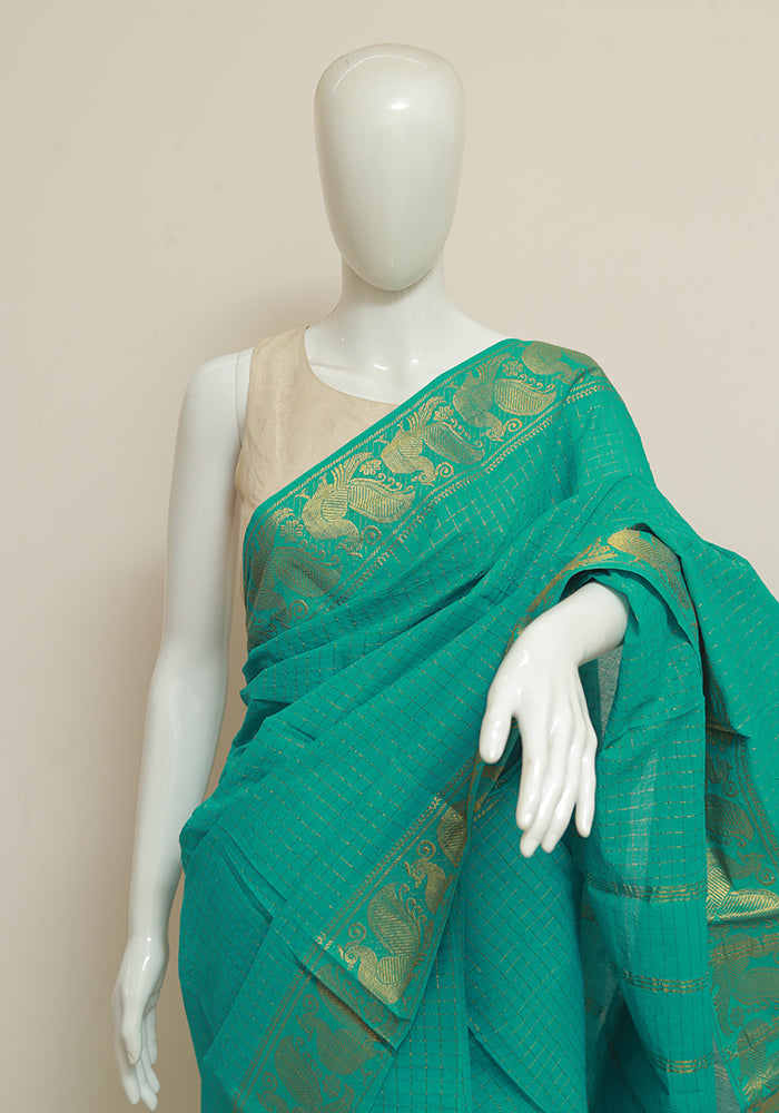 Yellow Tussar Silk Saree with Blue Pallav – Parinita Sarees and Fashion